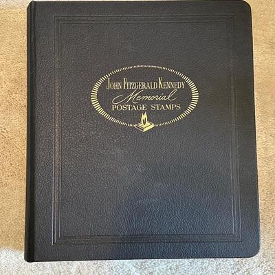 Large John F. Kennedy Memorial Stamp Collection