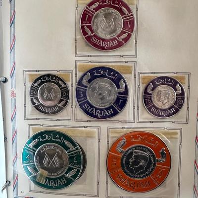 Large John F. Kennedy Memorial Stamp Collection
