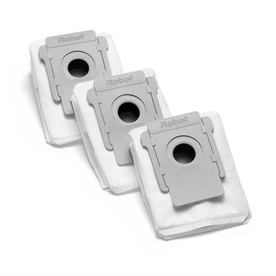 iRobot 3pk Clean Base Automatic Dirt Disposal Bags - White 4640235: Replacement Vacuum Bags for Robot Vacuums