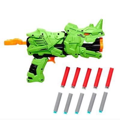 Dino Foam Dart Blaster by The Lakeside Collection - Kids Nerf Blaster Toy