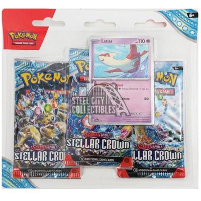 Pokemon Scarlet & Violet Stellar Crown 3-Pack Blister