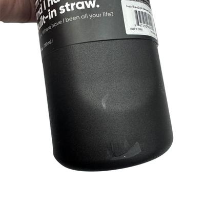 Owala 24oz FreeSip Stainless Steel Water Bottle in Very Very Dark (Black)