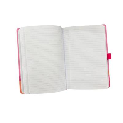 2026 FIFA World Cup Miami 8.5" x 6" Classic Lined Notebook in Hot Pink, Orange & Teal