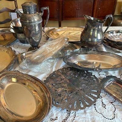 Collection of Silver Plated Items