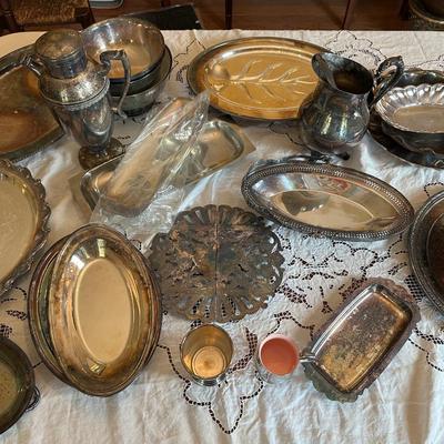 Collection of Silver Plated Items