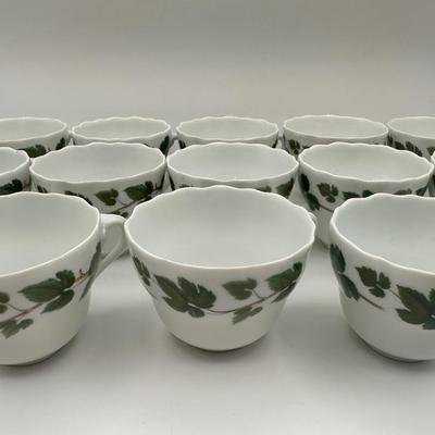 Hutschenreuther Germany Teacups Set of (13)