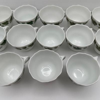 Hutschenreuther Germany Teacups Set of (13)
