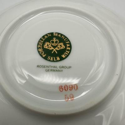ROSENTHAL Germany Teacups, Creamer & Sugar