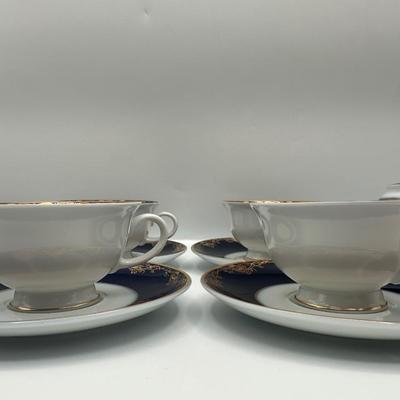 ROSENTHAL Germany Teacups, Creamer & Sugar