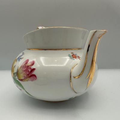 Assortment of MEISSEN Porcelain Tea Teacups with Teapot