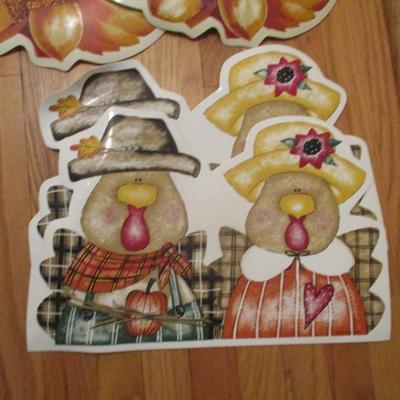 Vintage Place-Mats Fall Easter Gold