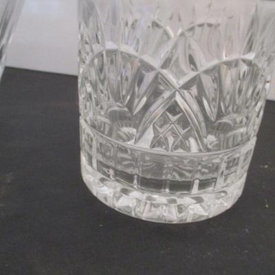 Crystal Bowl Biscuit Jar & Shannon Crystal Ireland Bowl