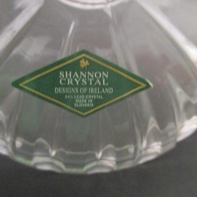 Crystal Bowl Biscuit Jar & Shannon Crystal Ireland Bowl