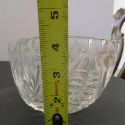Crystal Bowl Biscuit Jar & Shannon Crystal Ireland Bowl