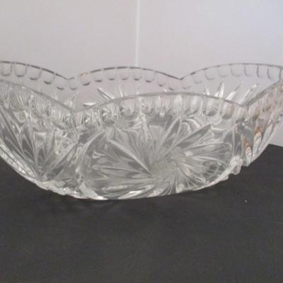 Crystal Bowl Biscuit Jar & Shannon Crystal Ireland Bowl