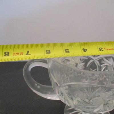Avitra Crystal Candy Dish & Gravy Boat