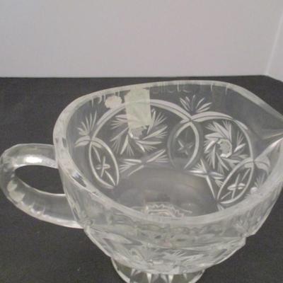 Avitra Crystal Candy Dish & Gravy Boat