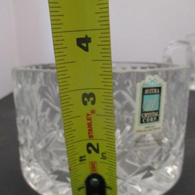 Avitra Crystal Candy Dish & Gravy Boat