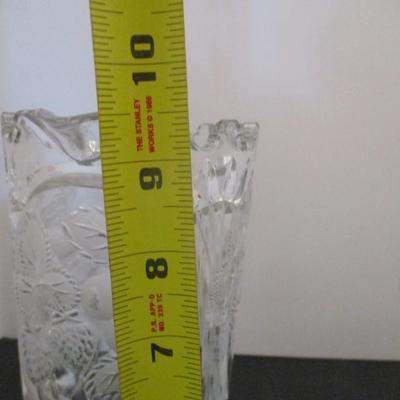 Crystal Etched Strawberry Pitcher Shannon Designs Of Ireland Leaded Crystal Floral Fruit Salad Bowl