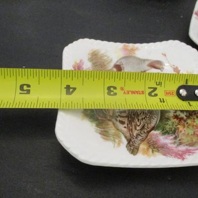 Royal Adderley Floral Bone China Trinket Dishes & Porcelain Egg