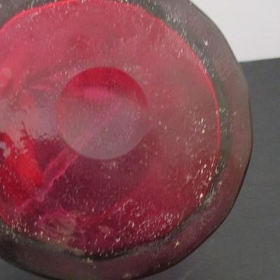 Fenton Art Glass Country Cranberry Basket
