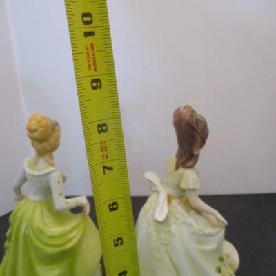 Porcelain Victorian Lady Figures