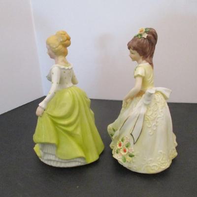 Porcelain Victorian Lady Figures