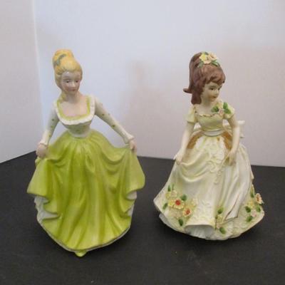 Porcelain Victorian Lady Figures