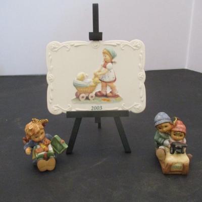 Hummel Berta Postcard & Christmas Ornaments