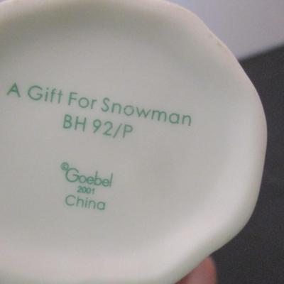 Vintage Berta Goebel Hummels Dashing Through The Snow & A Gift For Snowman