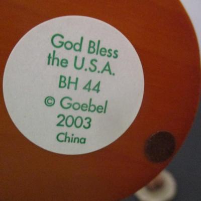 Vintage Goebel Hummel God Bless The USA & Make A Wish