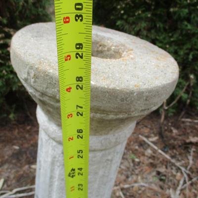 Concrete Birdbath Pedestal