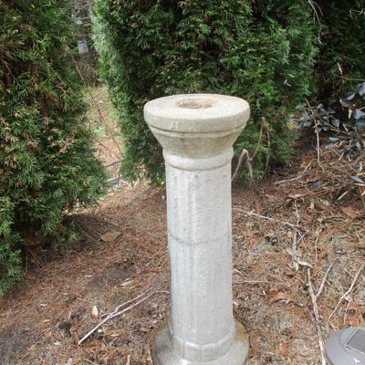 Concrete Birdbath Pedestal