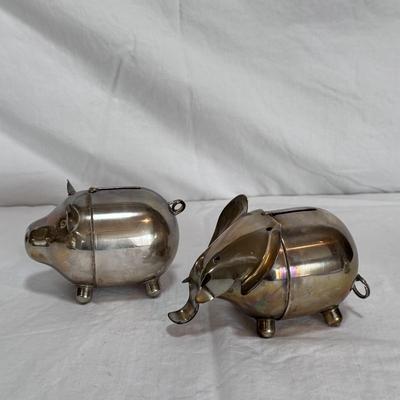 Napier Vintage Silver Plated Coin Banks and More (LR-DZ)
