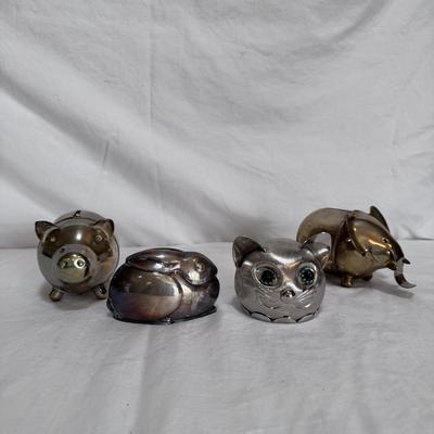 Napier Vintage Silver Plated Coin Banks and More (LR-DZ)