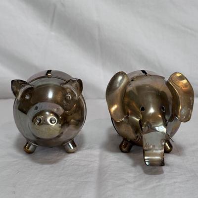 Napier Vintage Silver Plated Coin Banks and More (LR-DZ)