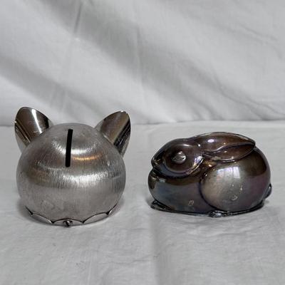 Napier Vintage Silver Plated Coin Banks and More (LR-DZ)