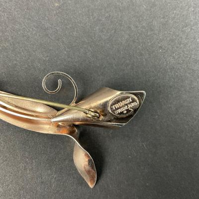 -44- SILVER | TruArt Mid Century Sterling Brooch | Marked
