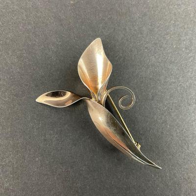 -44- SILVER | TruArt Mid Century Sterling Brooch | Marked