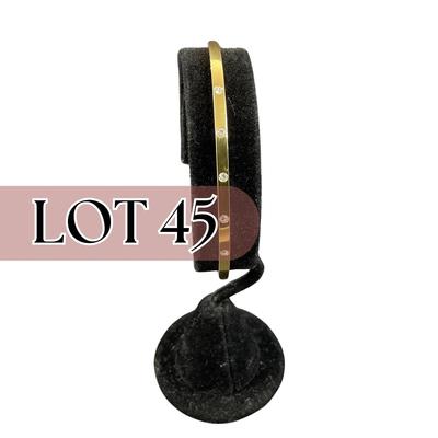 -45- MICHAEL KORS | Gold Tone Bangle | Marked