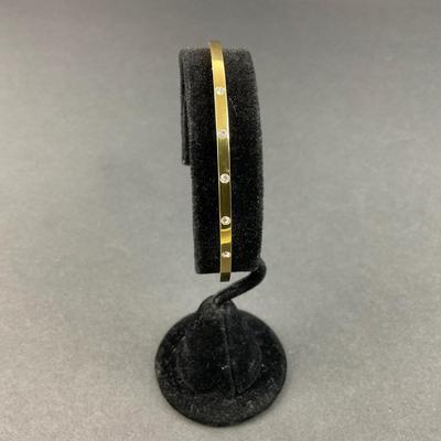 -45- MICHAEL KORS | Gold Tone Bangle | Marked