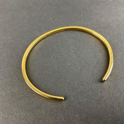 -45- MICHAEL KORS | Gold Tone Bangle | Marked