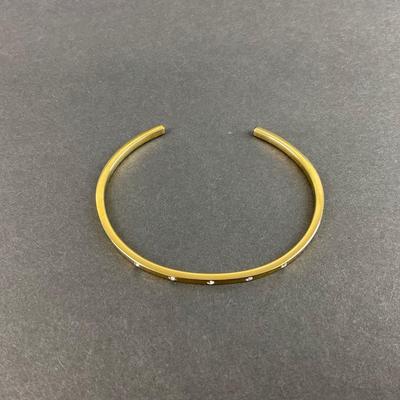 -45- MICHAEL KORS | Gold Tone Bangle | Marked