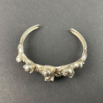 -50- SILVER | Sterling Kabana Cats Bracelet | Marked