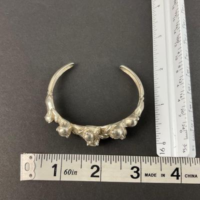 -50- SILVER | Sterling Kabana Cats Bracelet | Marked