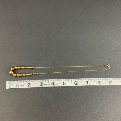 -54- COSTUME | Gold Tone Necklaces