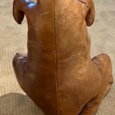 Vintage Abercrombie & Fitch Leather Kangaroo Magazine Rack