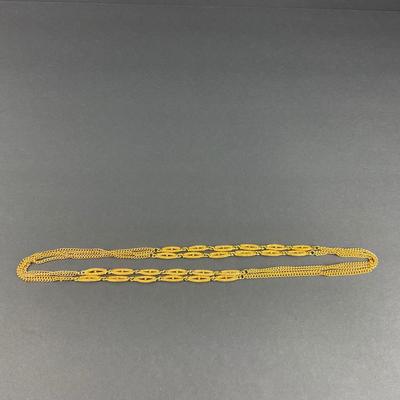 -56- COSTUME | Unmarked Gold Tone Necklaces