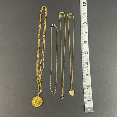 -60- COSTUME | Gold Tone Necklaces