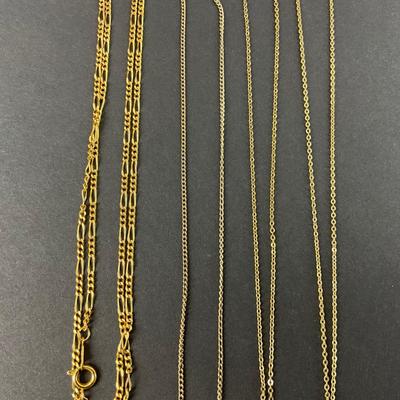 -60- COSTUME | Gold Tone Necklaces